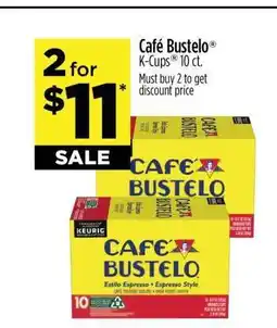 Dollar General CAFÉ BUSTELO K-CUPS offer