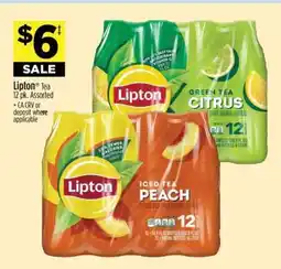 Dollar General Lipton Tea 12 pk. Assorted offer