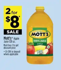 Dollar General Mott's Apple Juice 128 oz offer