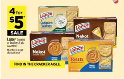 Dollar General Lance Cookies or Crackers 6 pk offer