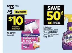 Dollar General Mr. Clean Shower Kit offer
