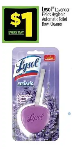 Dollar General Lysol Lavender Fields Hygienic Automatic Toilet Bowl Cleaner offer