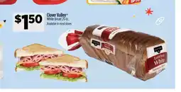 Dollar General Clover Valley White Bread 20 oz offer