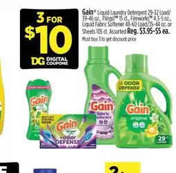 Dollar General Gain Liquid Laundry Detergent offer