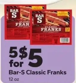 Save a Lot Bar-S Classic Franks offer
