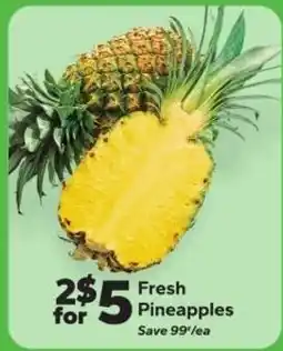 Save a Lot Fresh Pineapples offer