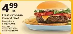 Save a Lot Fresh 73% Lean Ground Beef offer