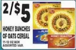 Associated Honey Bunches of Oats cereal offer