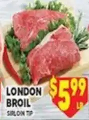 Associated London broil sirloin tip offer