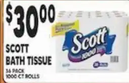 Associated Scott bath tissue offer