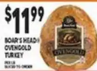 Associated Boar's Head Ovengold Turkey offer