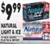 Associated Natural Light & Ice offer