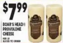 Associated Boar's Head Provolone Cheese offer
