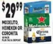 Associated Modelito, Heineken or Coronita offer