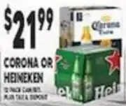 Associated Corona Or Heineken offer