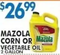 Associated Mazola corn or vegetable oil offer