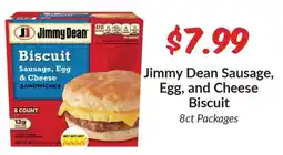 Woodman's Jimmy Dean Sausage, Egg, and Cheese Biscuit offer
