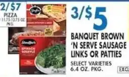 Associated Banquet brown 'n serve sausage links or patties offer