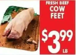 Associated Fresh beef cow feet offer