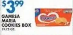 Associated Gamesa maria cookies box offer