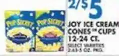 Associated Joy ice cream cones or cups offer