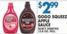 Associated Gogo Squeeze Apple Sauce offer