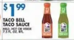 Associated Taco Bell Taco Sauce offer