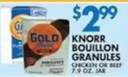Associated Knorr bouillon granules offer