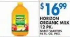 Associated Horizon organic milk offer