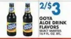 Associated Goya aloe drink offer