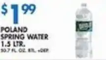 Associated Poland Spring Water offer
