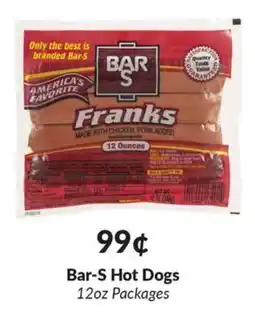 Woodman's Bar-S Hot Dogs offer