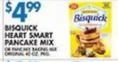 Associated Bisquick Heart Smart Pancake Mix offer