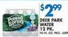 Associated Deer Park Water offer