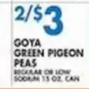 Associated Goya green pigeon peas offer
