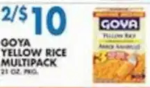 Associated Goya yellow rice multipack offer