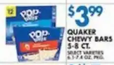 Associated Quaker chewy bars offer