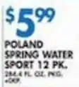 Associated Poland spring water sport offer