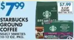 Associated Starbucks ground coffee offer