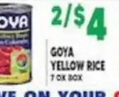 Associated Goya yellow rice offer