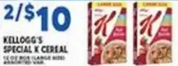 Associated Kellogg's special k cereal offer