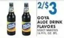 Associated Goya aloe drink offer