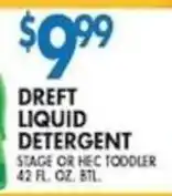 Associated Dreft liquid detergent offer