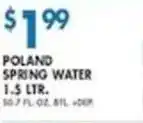 Associated Poland spring water offer