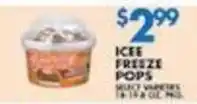 Associated Icee freeze pops offer