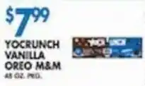 Associated Yocrunch Vanilla Oreo M&M offer
