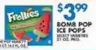 Associated Frallies bomb pop ice pops offer