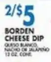 Associated Borden cheese dip offer