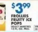 Associated Frollies fruity ice pops offer