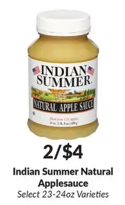 Woodman's Indian Summer Natural Applesauce offer